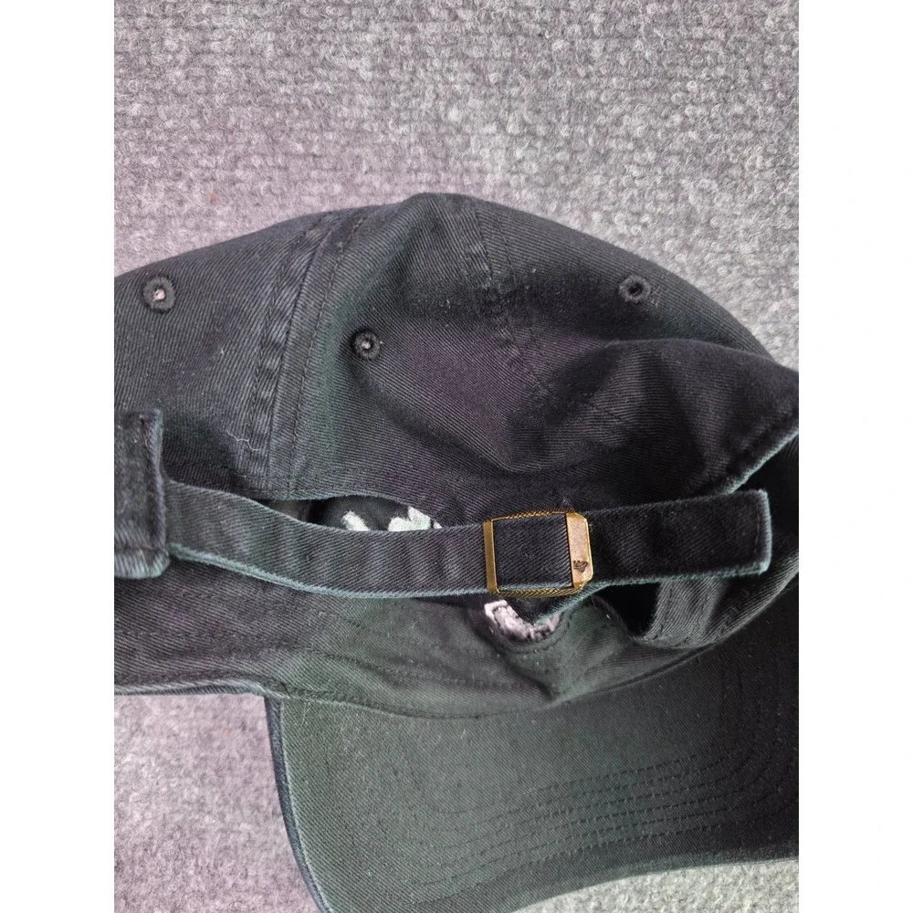'47 Brand Clean Up Hat Womens OSFM Black Raiders NFL Embroidered Strapback‎ Cap